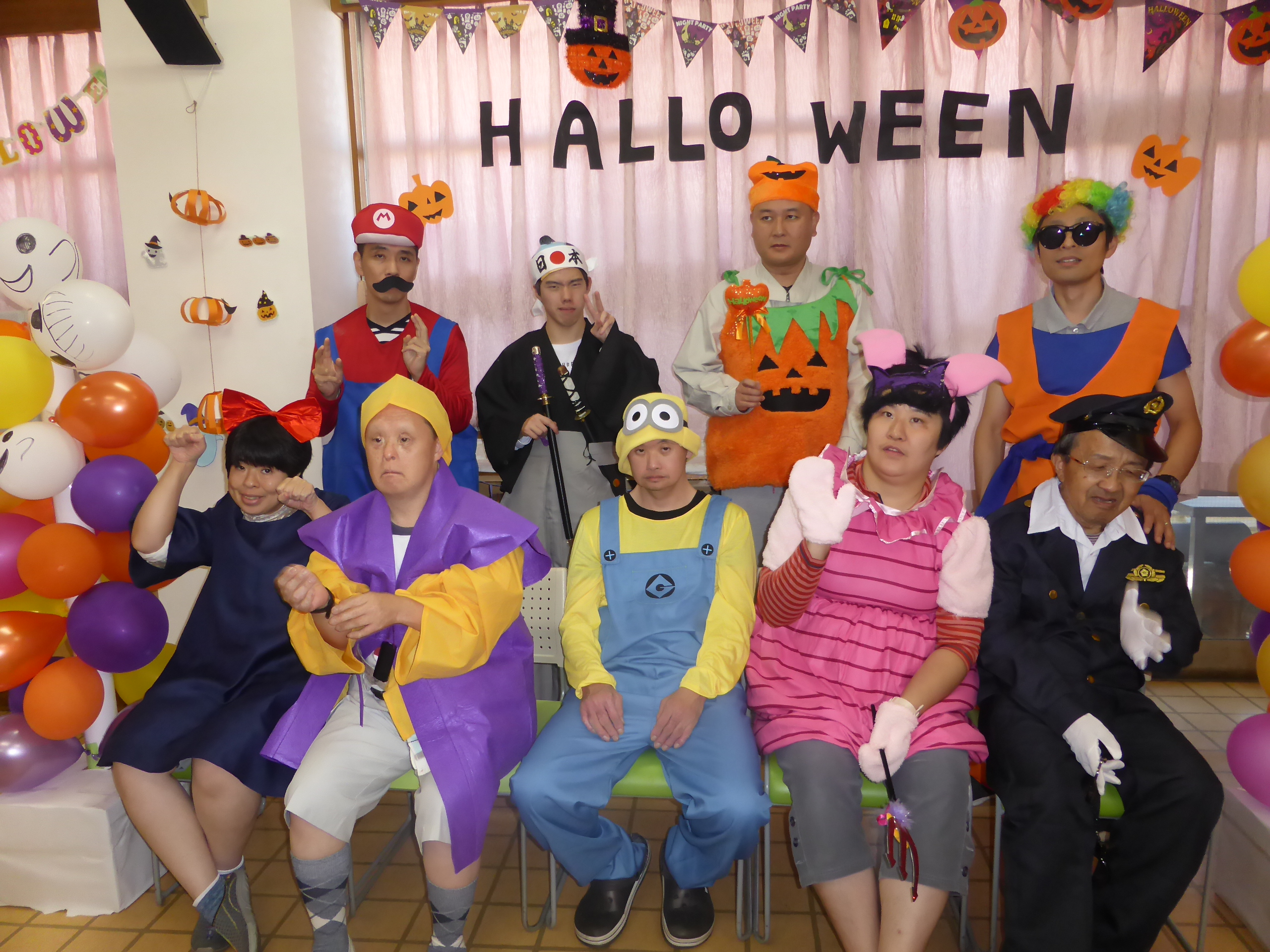 社会就労センターしらね ハロウィンパーティー