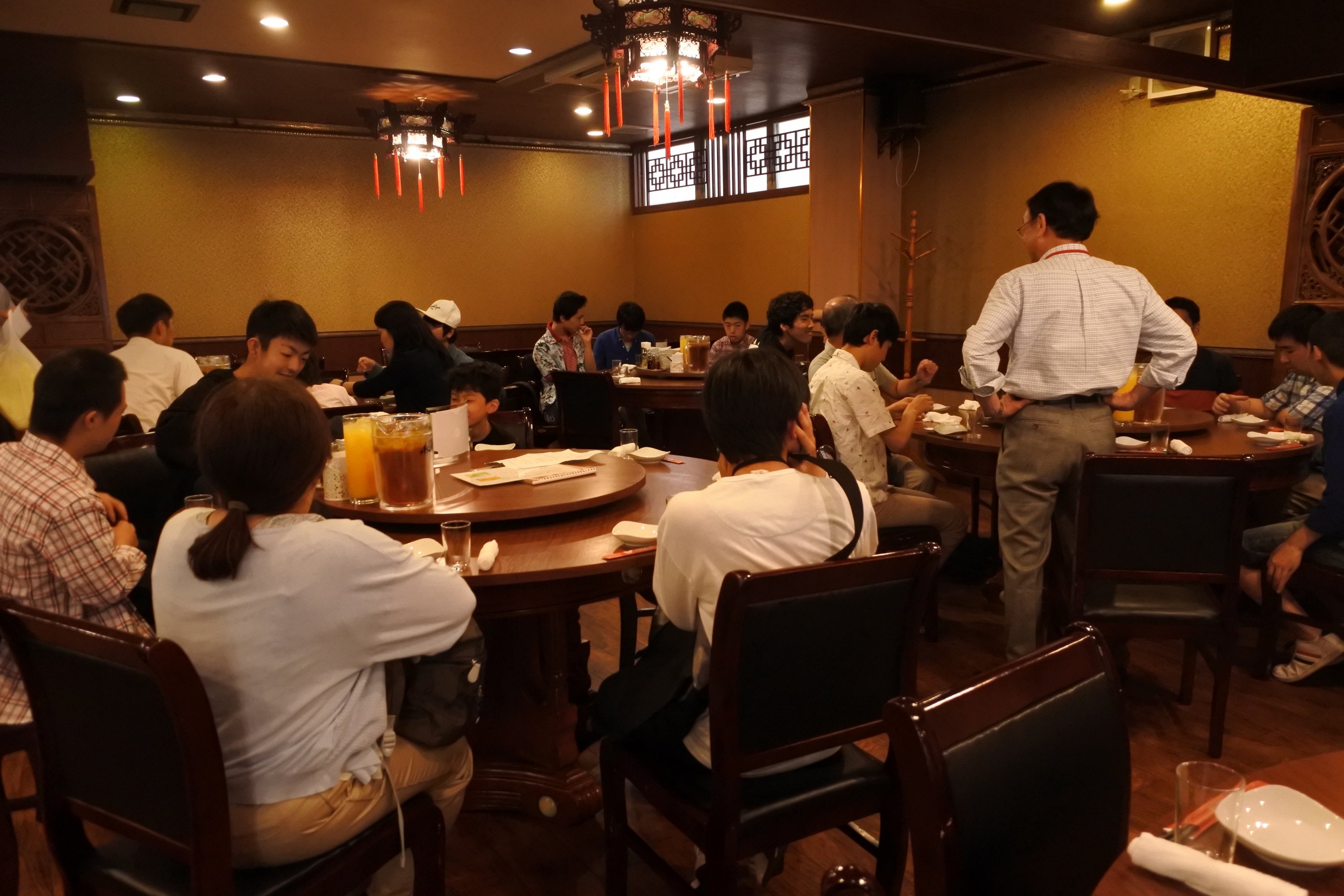 創立記念会食(ぶどうの実)