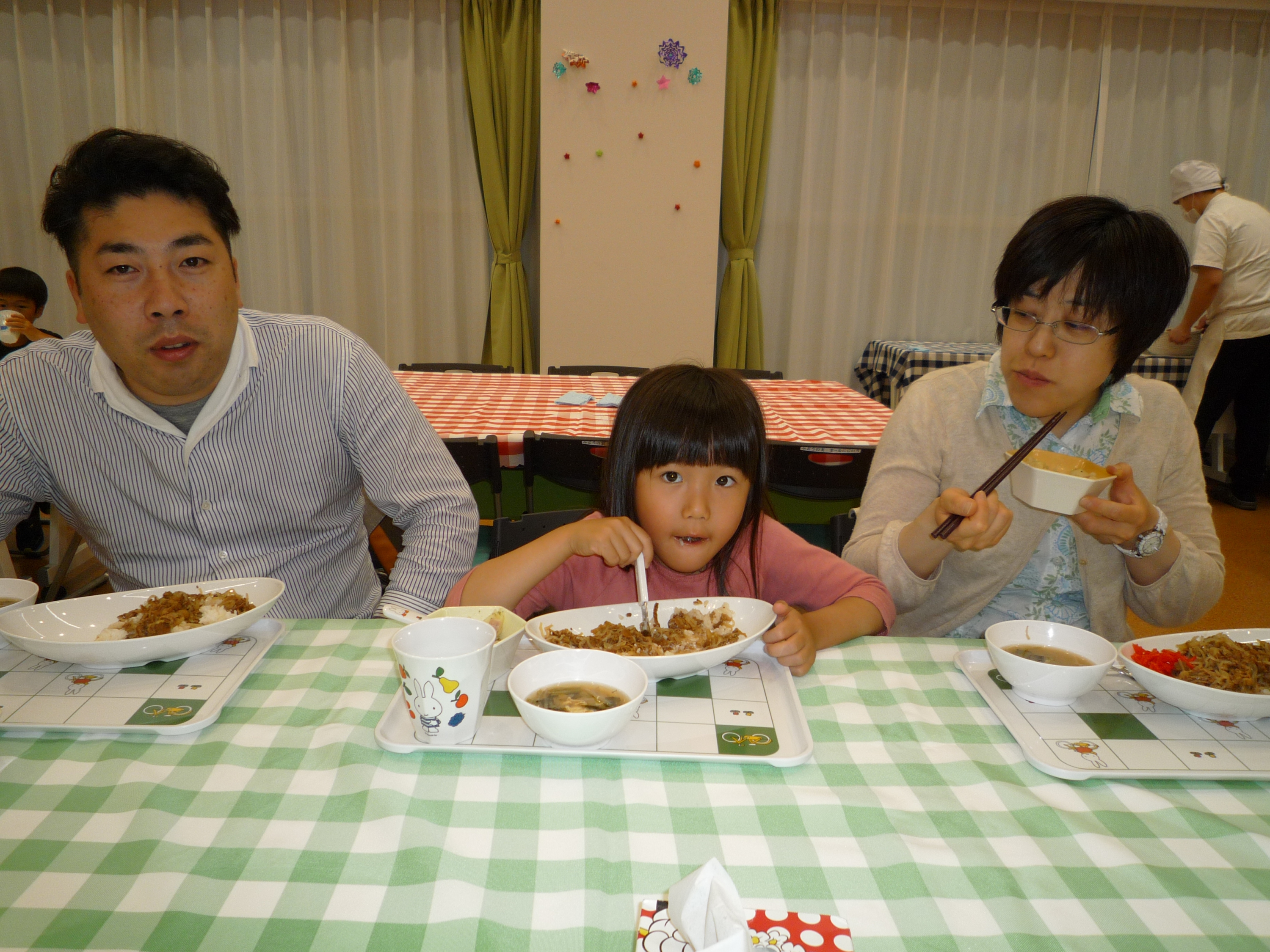 6月のこども食堂にお越し頂いたご家族の様子